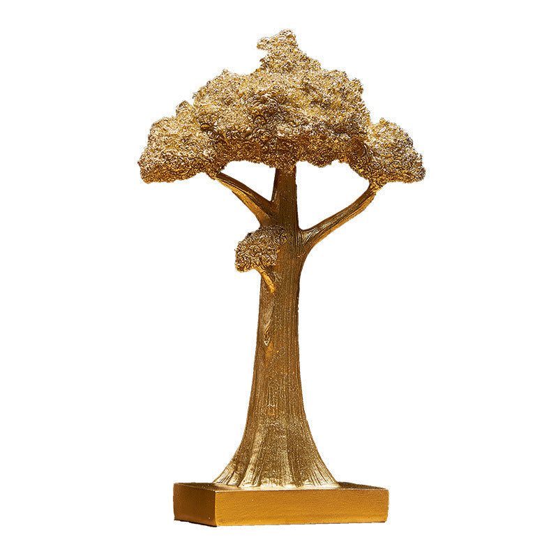 Golden Tree Decoration