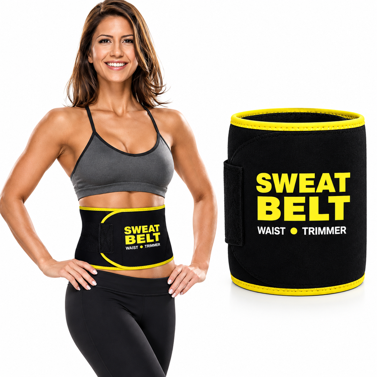 Sweat Belt – Waist Trimmer & Workout Support Belt